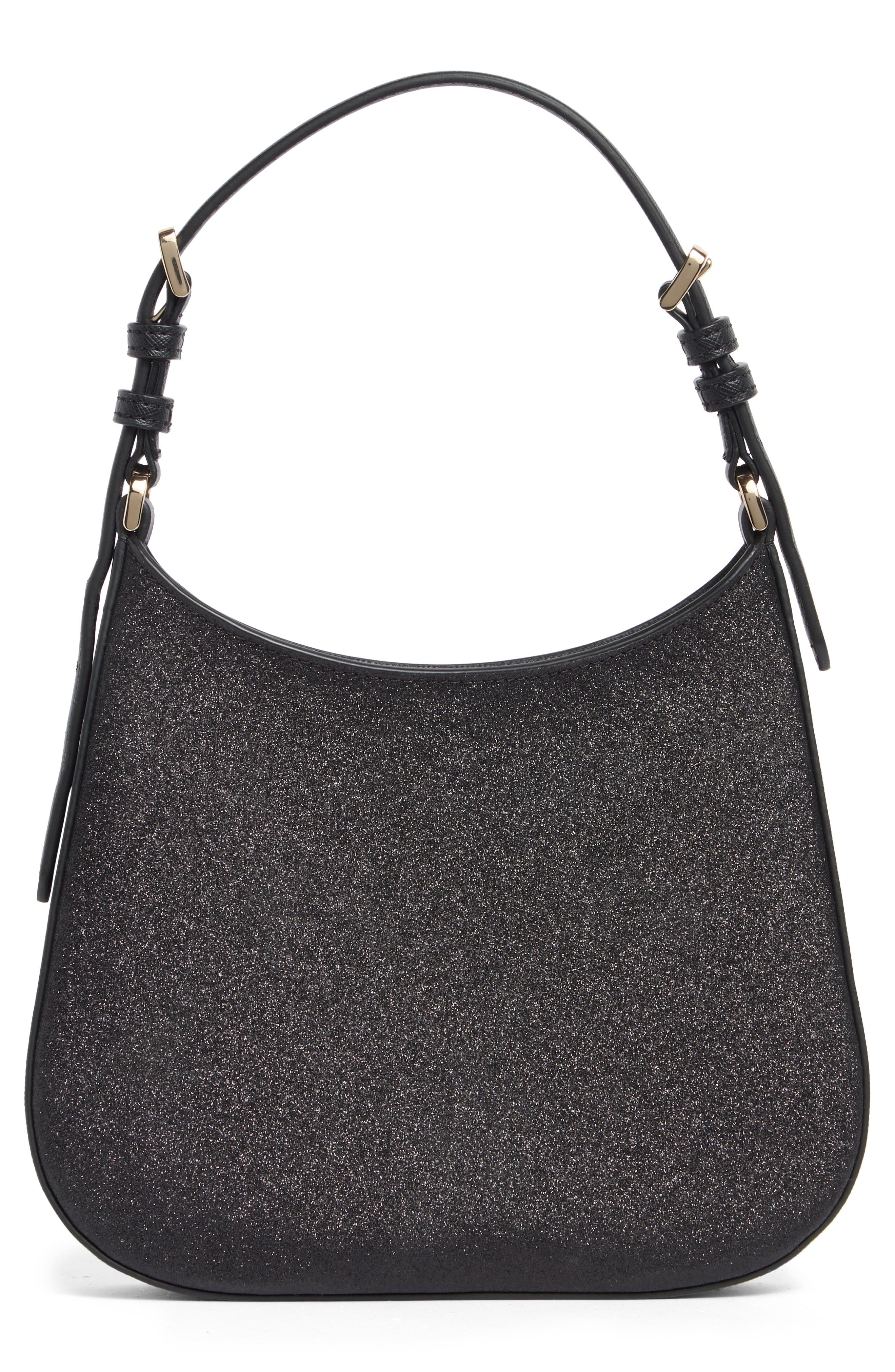 Kate Spade New York glimmer leather shoulder bag, Alternate, color, 