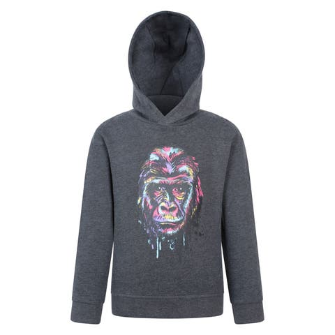Childrens/Kids Graffiti Gorilla Hoodie