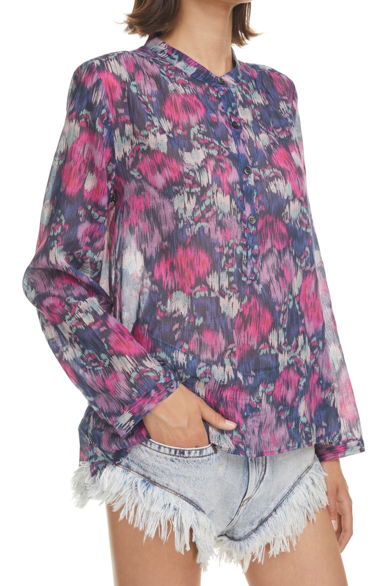 Maria Blouse, Alternate, color, FADED NIGHT