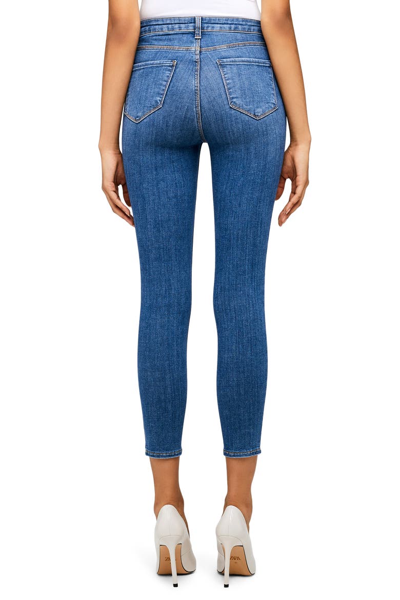 Margot High Waist Crop Jeans, Alternate, color, LIGHT VINTAGE