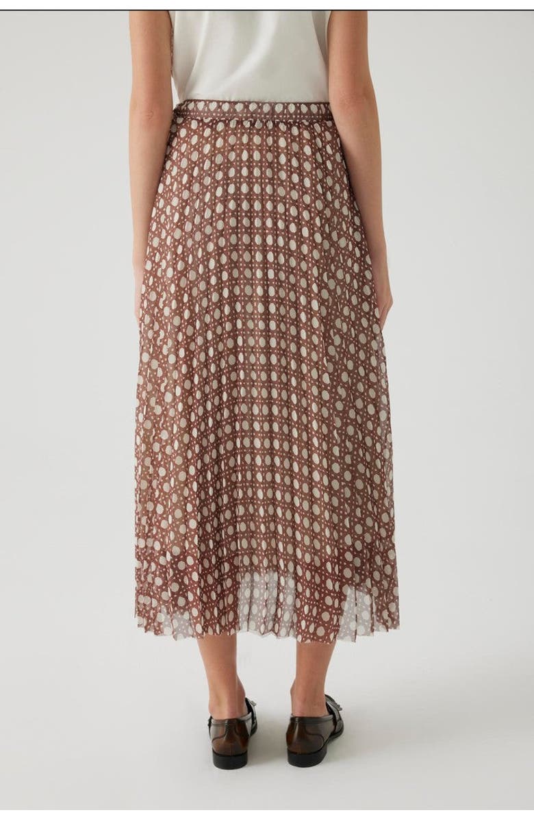 Exquise Anita Midi Skirt, Alternate, color, Brown