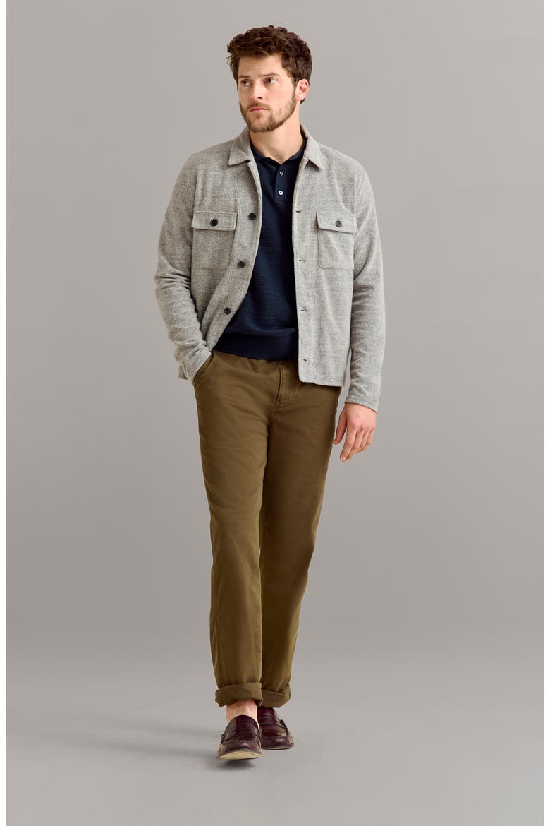 Numajiri Terry Cloth Shirt Jacket, Alternate, color, MEDIUM GREY HEATHER