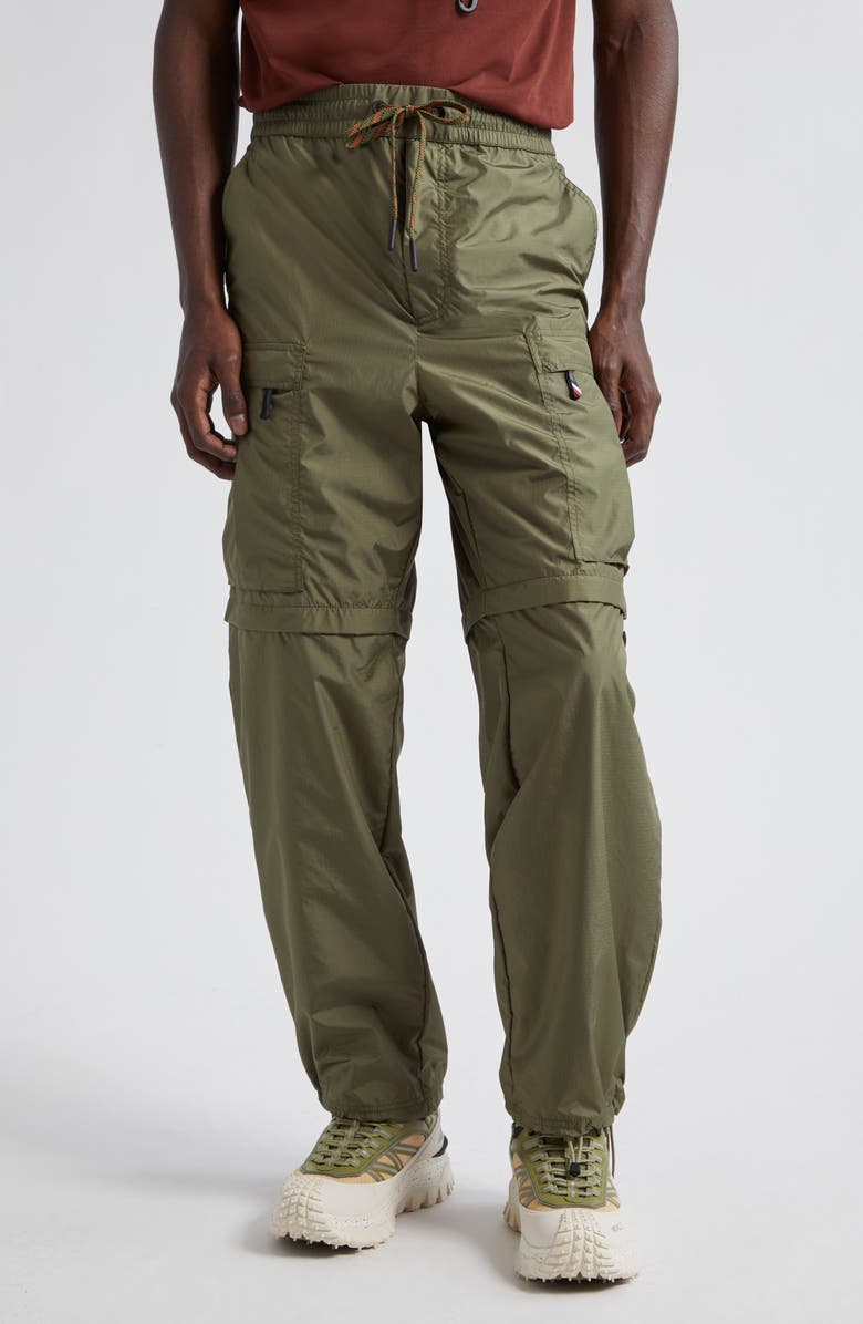 Moncler Grenoble Ripstop Convertible Cargo Pants, Main, color,