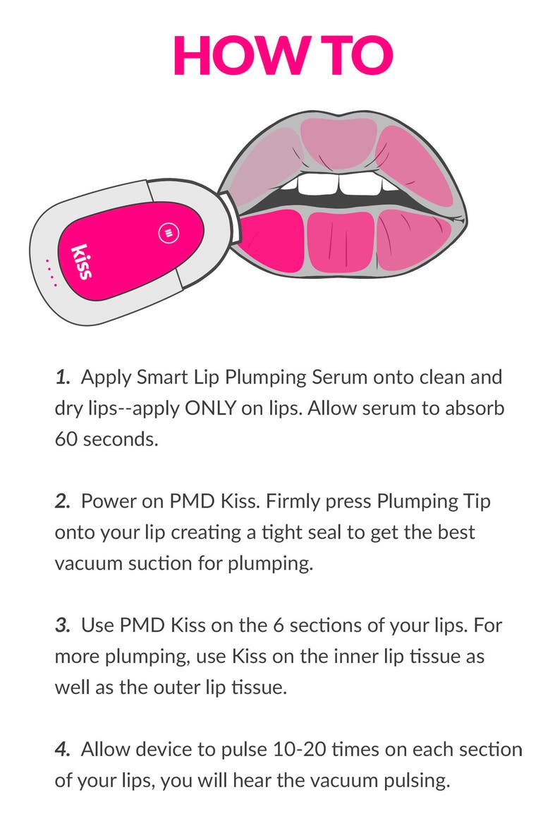 Kiss Lip Plumping and Exfoliating Device, Alternate, color, BLUSH