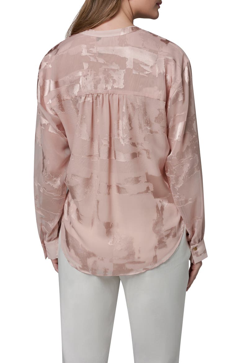 Satin Jacquard Top, Alternate, color, SNOW PETAL