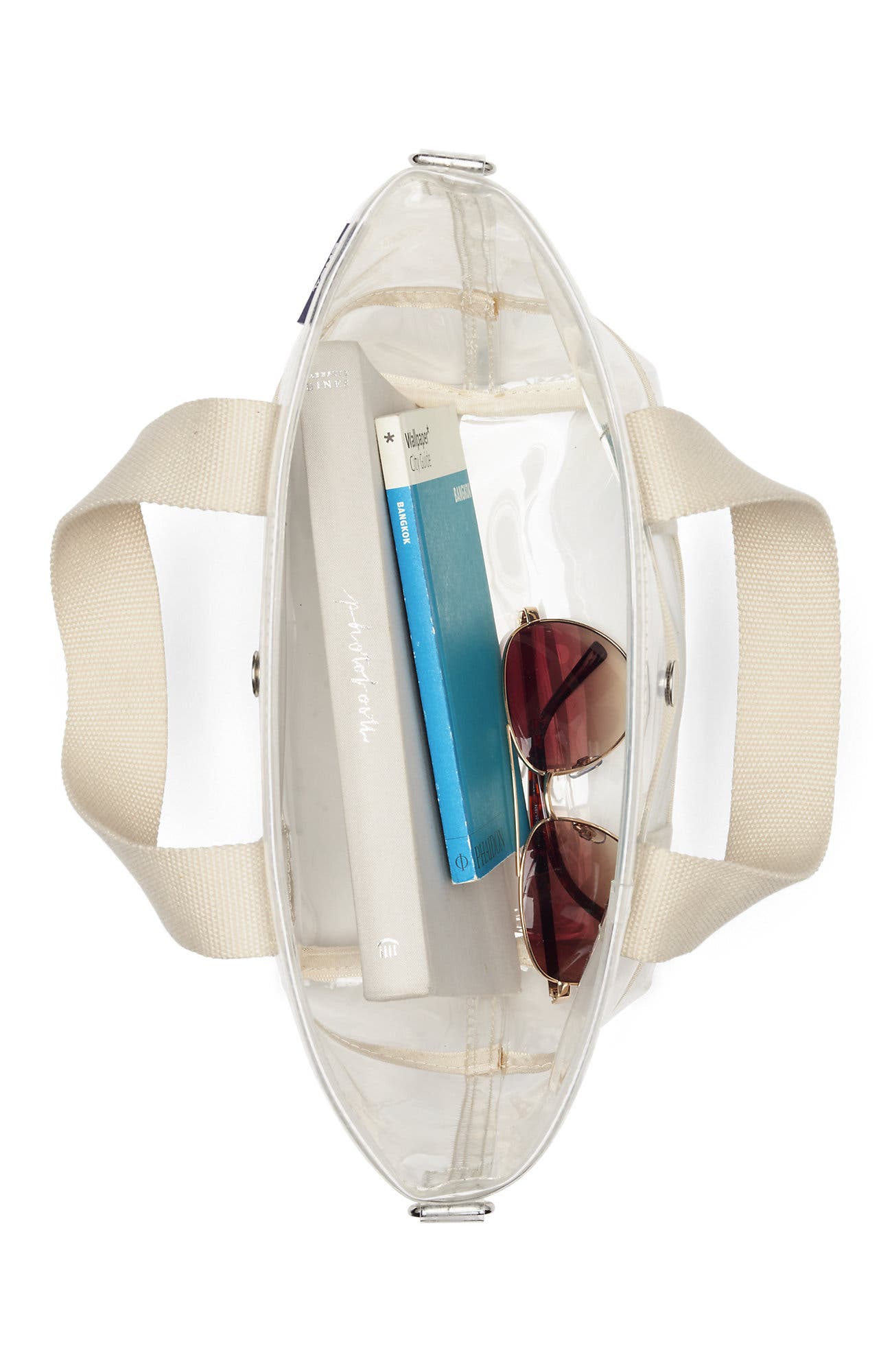 Clear Tote, Alternate, color, Natural