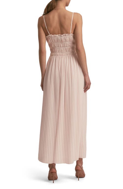 Favorite Daughter The Best Dressed Guest Pleated Maxi Dress In Neutral