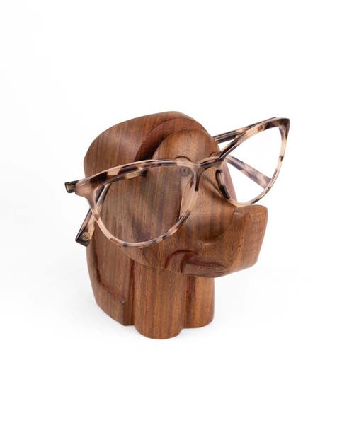 Matr Boomie Elephant Eyeglass Holder Stand In Brown