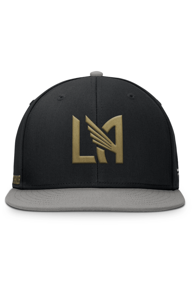 FANATICS Men's Fanatics Black LAFC Sitter Snapback Hat, Alternate, color, 