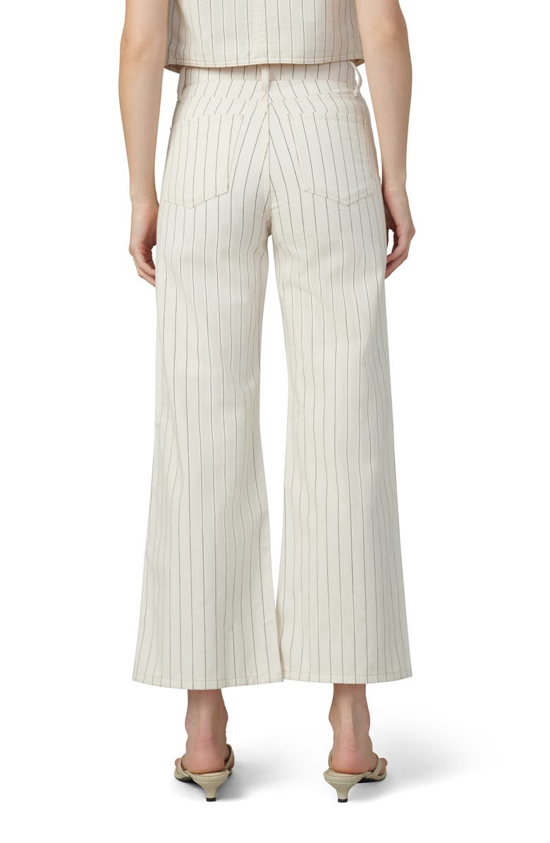Joe's The Mia Stripe High Waist Ankle Wide Leg Jeans, Alternate, color, Natural Stipe