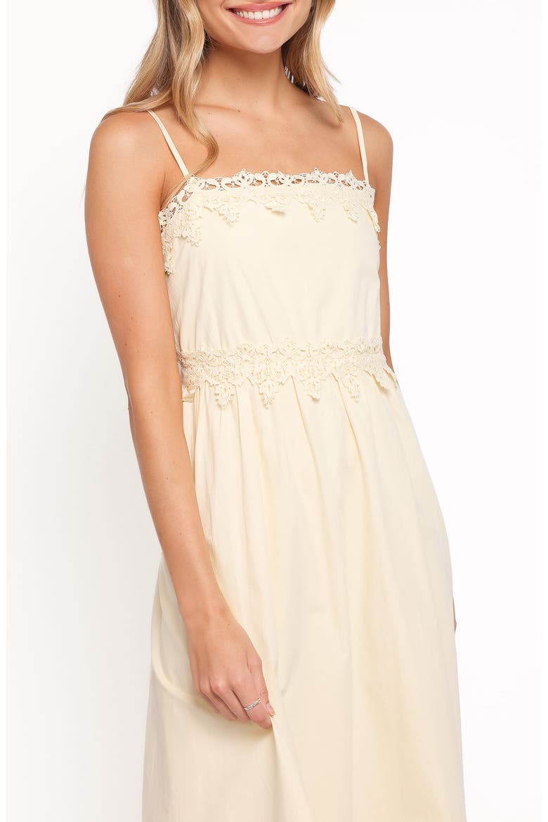 Kiana Midi Dress, Alternate, color, PALE YELLOW