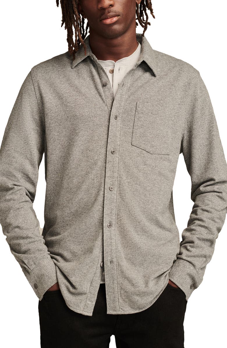 Lucky Brand Stretch Cotton Oxford Dress Shirt, Main, color, 