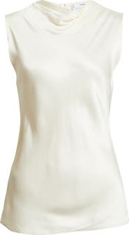 MANGO Mart Drape Neck Top
