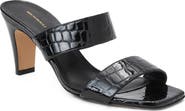 Bruno Magli Vezza Embossed Slide Sandal