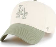 '47 Men's '47  Natural/Olive Los Angeles Dodgers Two-Tone Fashion Clean Up Adjustable Hat