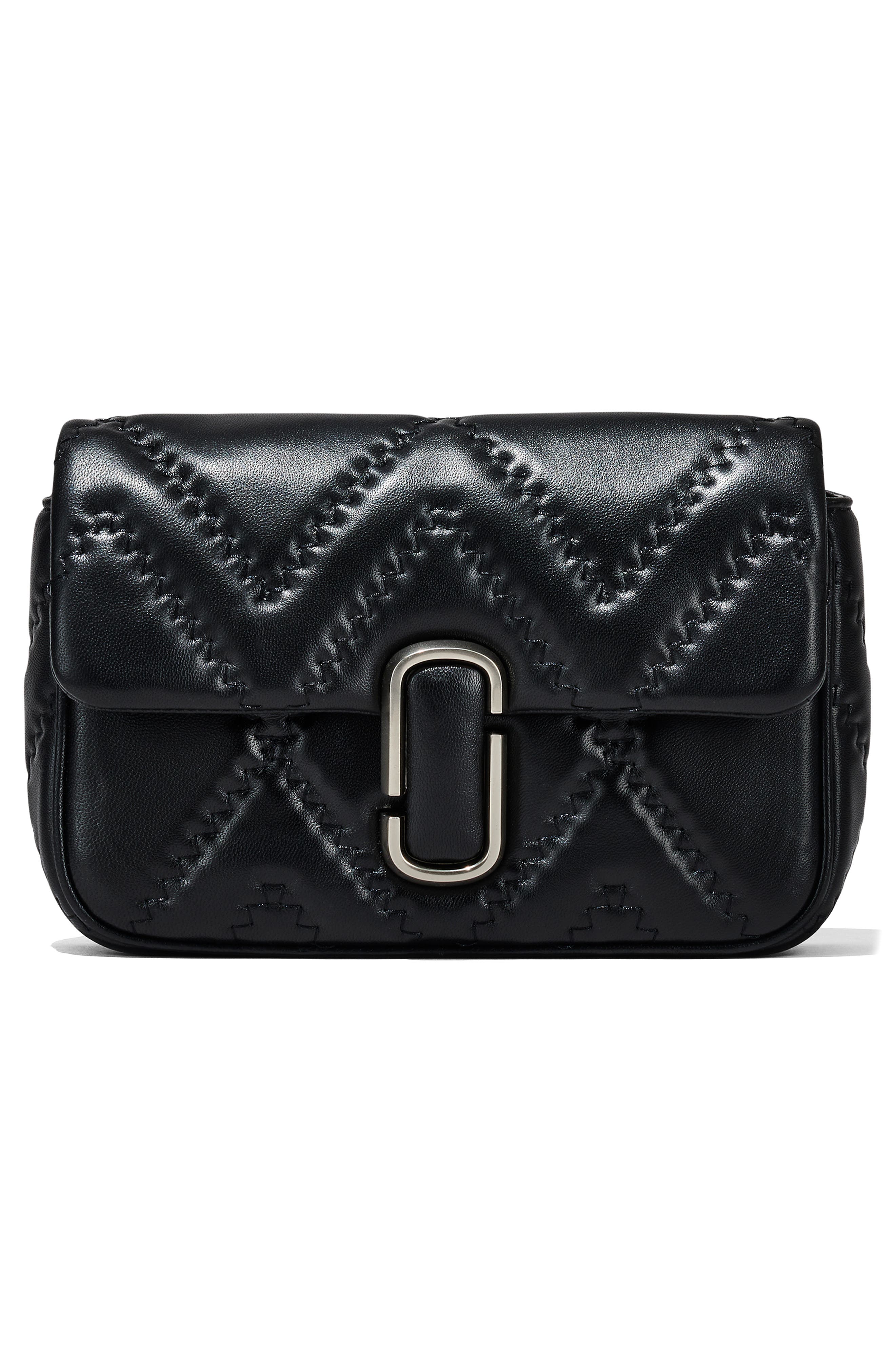 Marc Jacobs The J Marc Quilted Leather Shoulder Bag, Alternate, color, 