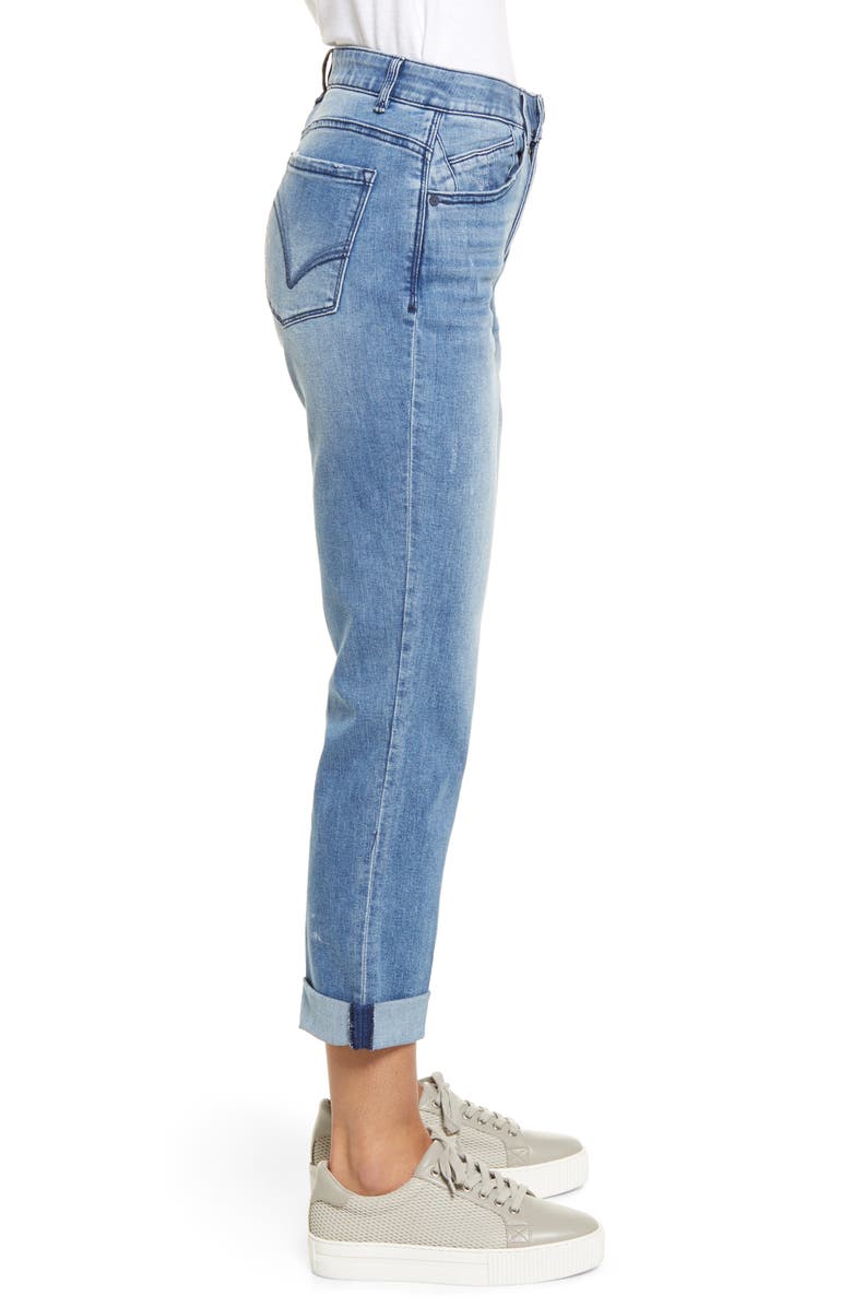 Wit & Wisdom 'Ab'Solution CoolMax<sup>®</sup> High Waist Crop Straight Leg Jeans, Alternate, color,
