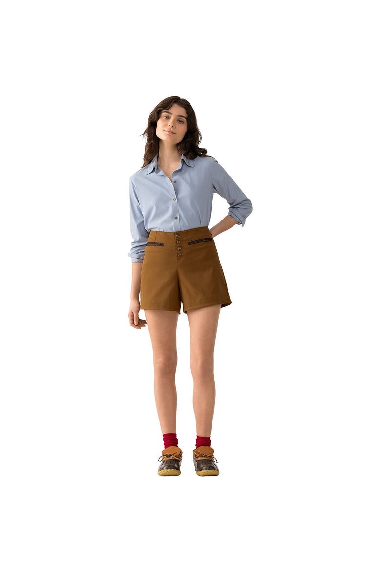Front Field Short - Women's, Alternate, color, Madrone