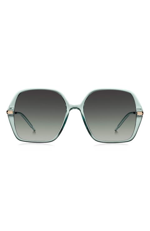 57mm Square Sunglasses