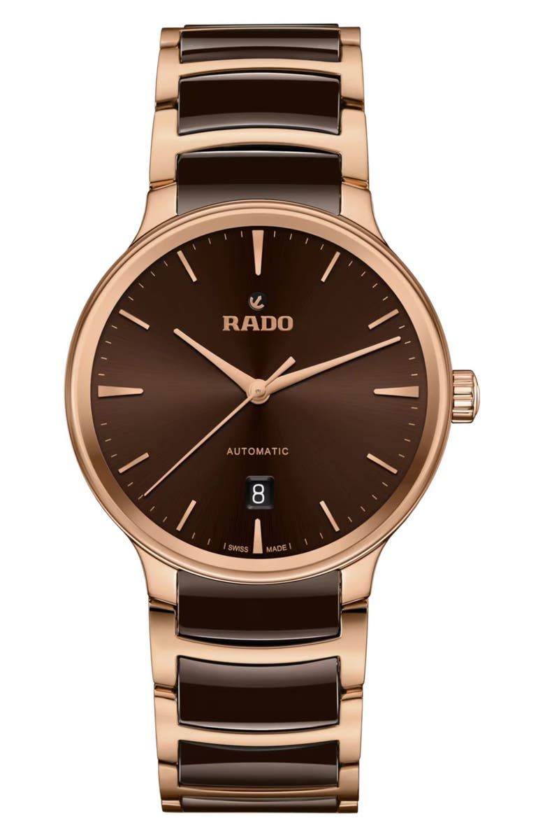 RADO Centrix Automatic Bracelet Watch, 39.5mm, Main, color,