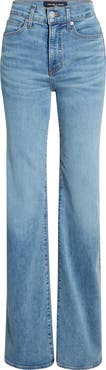 Veronica Beard Crosbie High Waist Slim Wide Leg Jeans