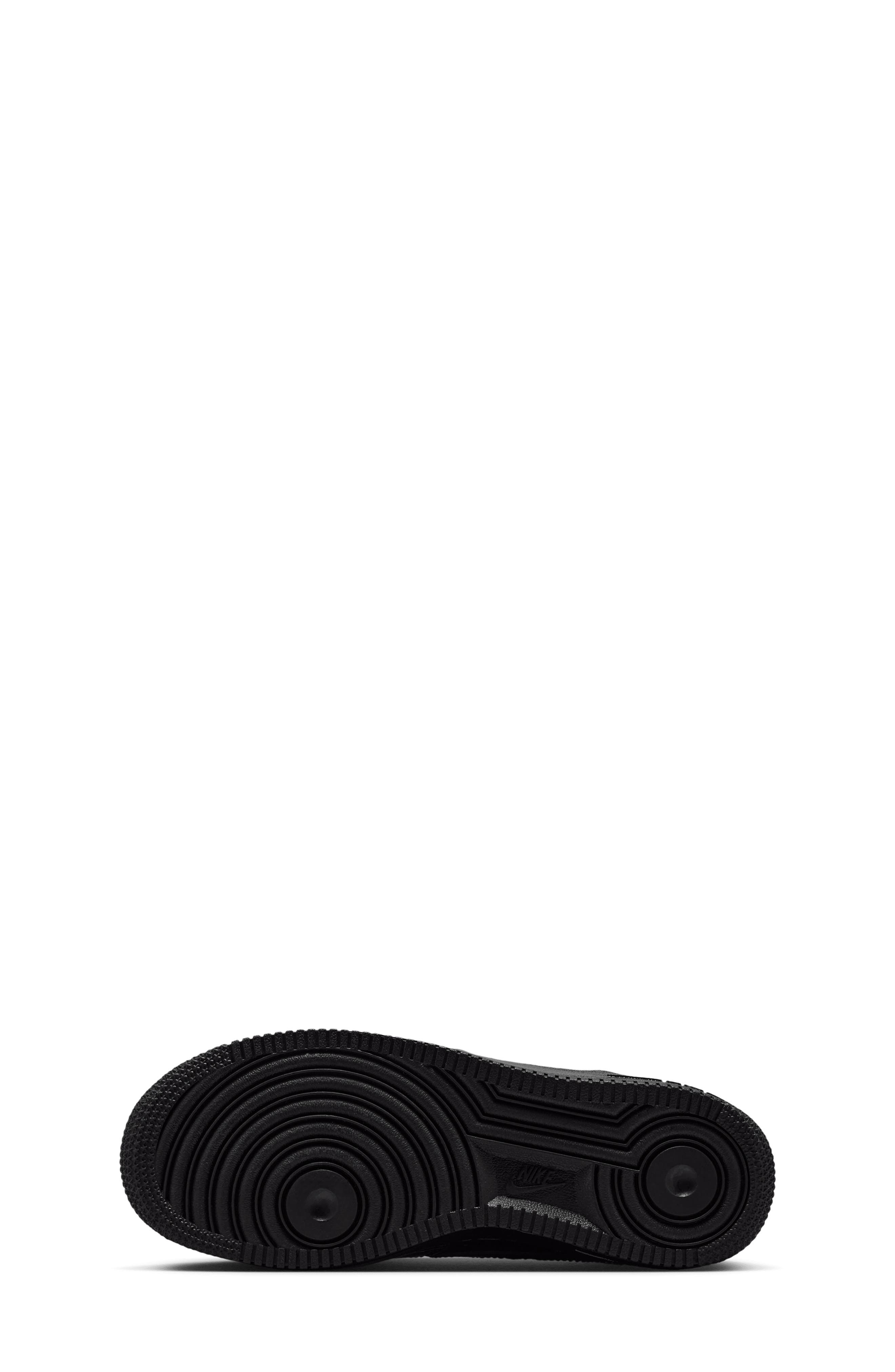 Nike Kids' Air Force 1 Basketball Sneaker, Alternate, color, Black/ Black/ Black