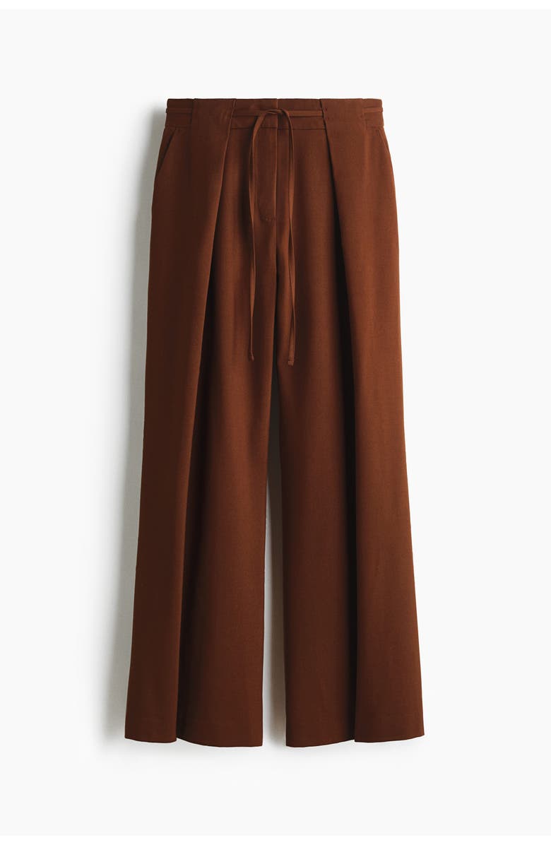 H&M Layered-look Trousers, Main, color, Brown
