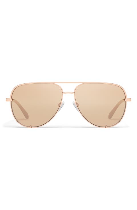 High Key 64mm Oversize Aviator Sunglasses