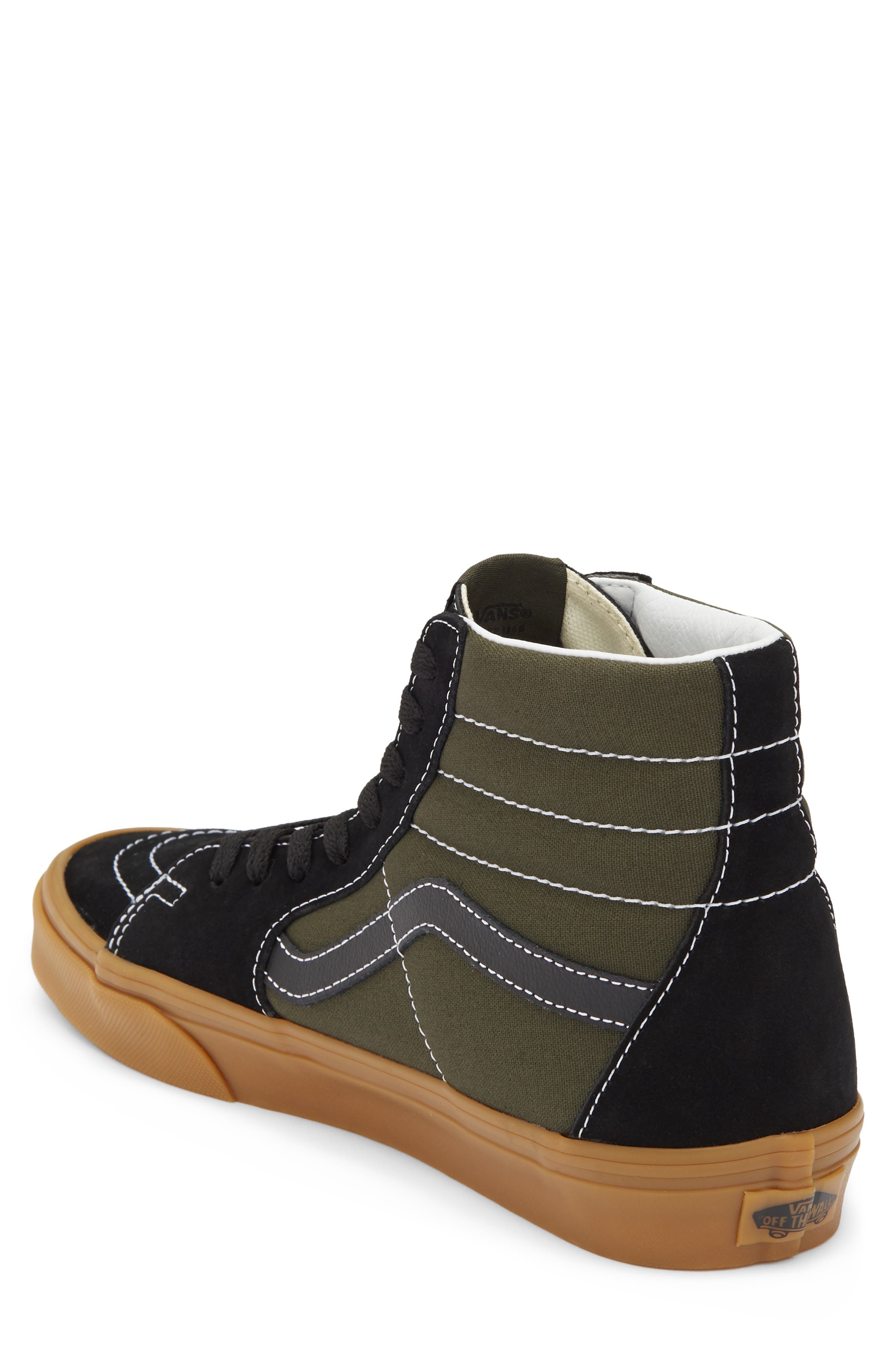 Sk8-Hi Sneaker, Alternate, color, OBSIDIAN FERN