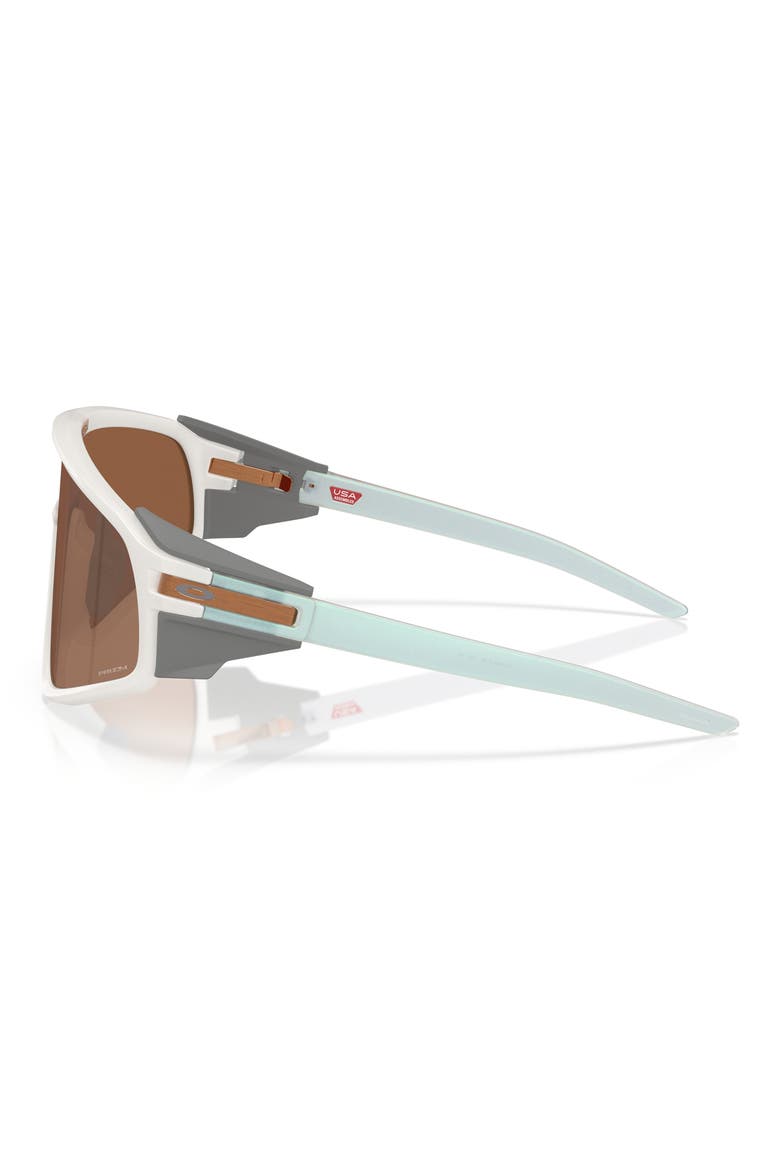 135mm Prizm™ Shield Sunglasses, Alternate, color, MATTE VAPOR / PRIZM TUNGSTEN