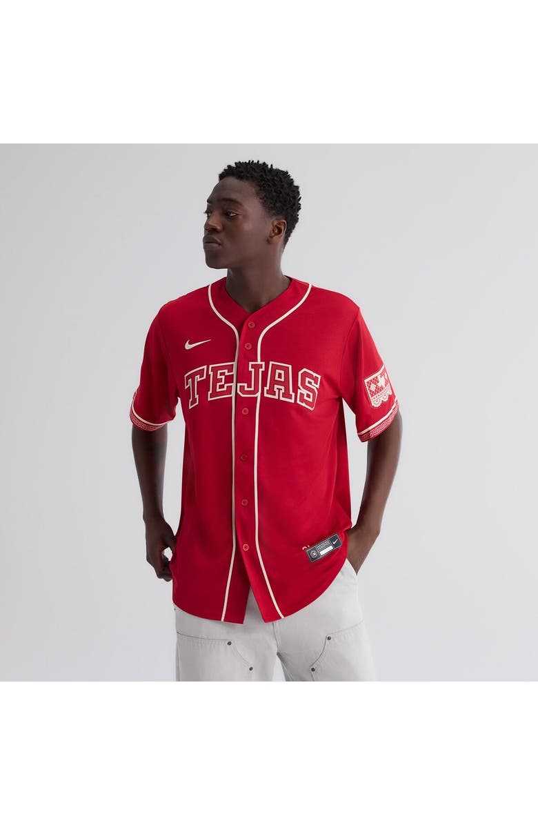 Nike Men's Nike  Red Texas Rangers 2026 City Connect Stadium Jersey, Alternate, color, Red