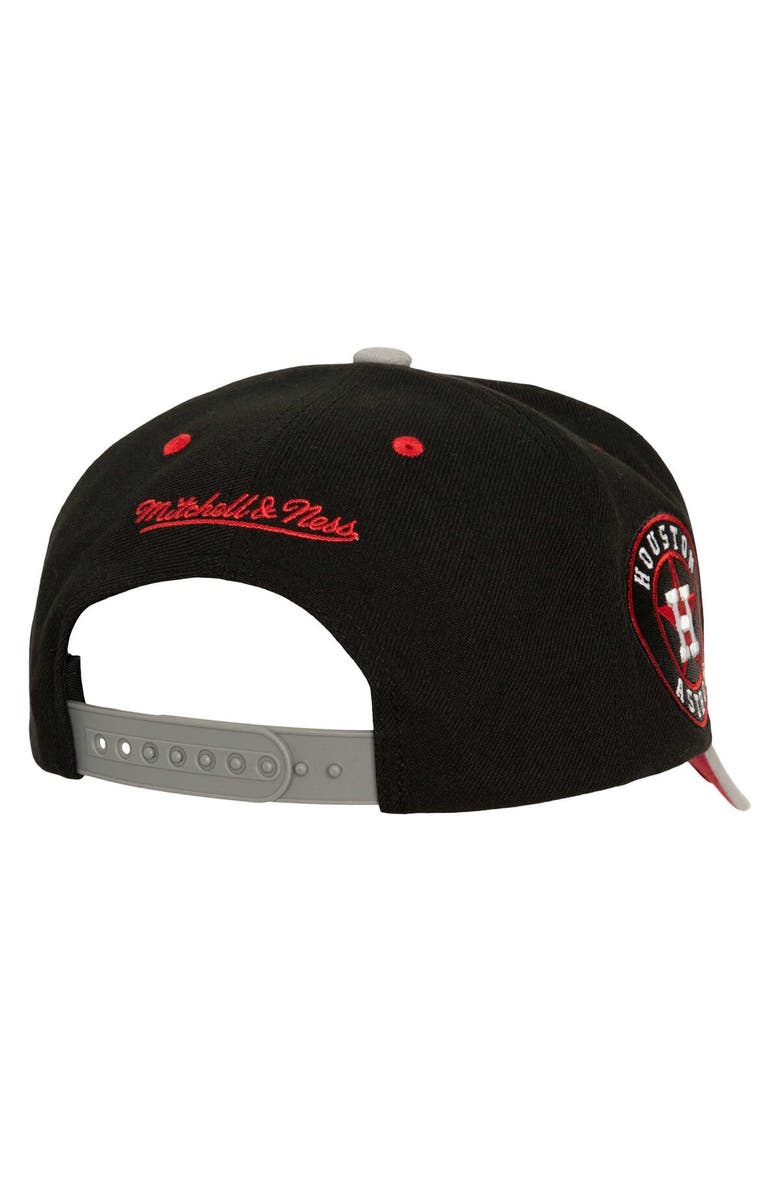 Mitchell & Ness Men's Mitchell & Ness Black Houston Astros Bred Pro Adjustable Hat, Alternate, color, Black