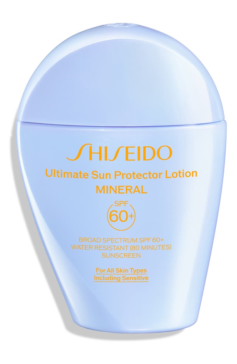 Shiseido Ultimate Sun Protector Lotion Mineral SPF 60+, Main, color,