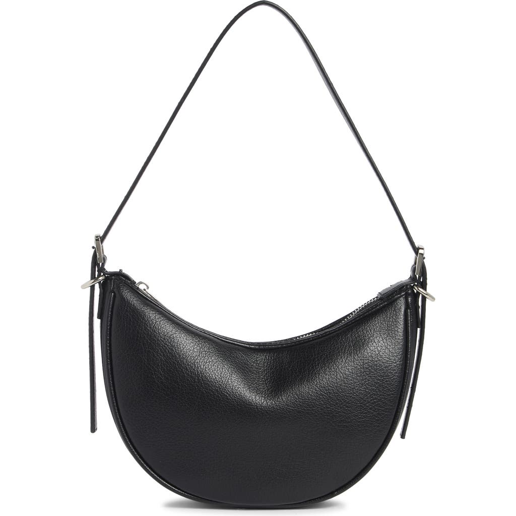Madden Girl Crescent Shoulder Bag In Black