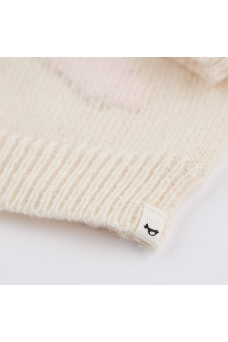 Bow Crew Neck Sweater- Infant, Alternate, color, Cream