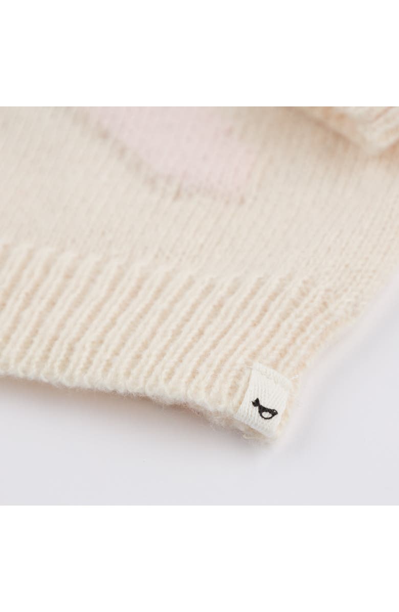 Oh baby! Brand Bow Crew Neck Sweater- Infant, Alternate, color, Cream