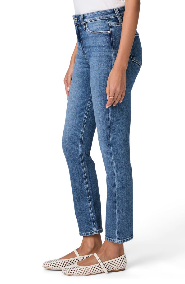 PAIGE Cindy High Waist Ankle Straight Leg Jeans, Alternate, color, Monaco Mist