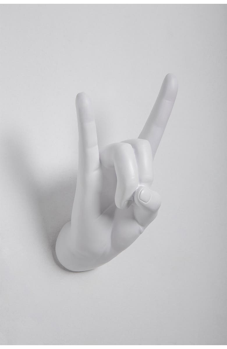 INTERIOR ILLUSIONS Rock On Wall Hook, Main, color, 