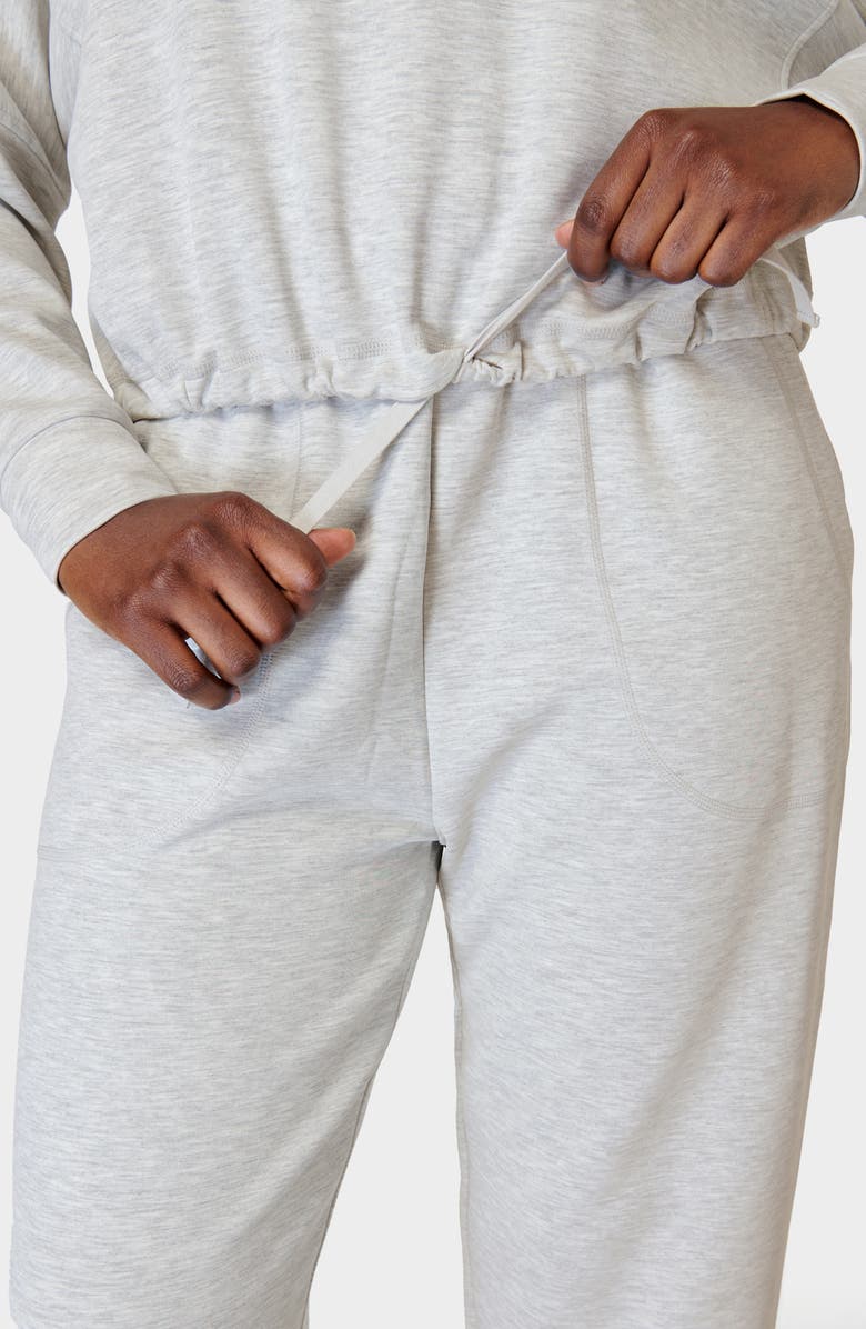 Sweaty Betty Sand Wash Half Zip Sweatshirt, Alternate, color, Ice Grey M