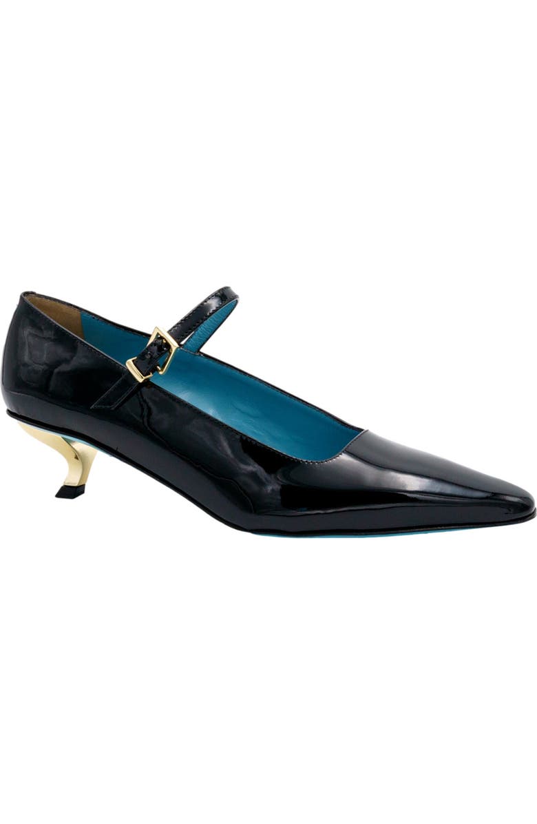 Valentina Rangoni Venere MaryjanePump, Main, color, Black Vernice