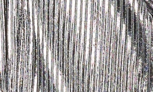 Truly Me Kids' Metallic Jumpsuit In Gray