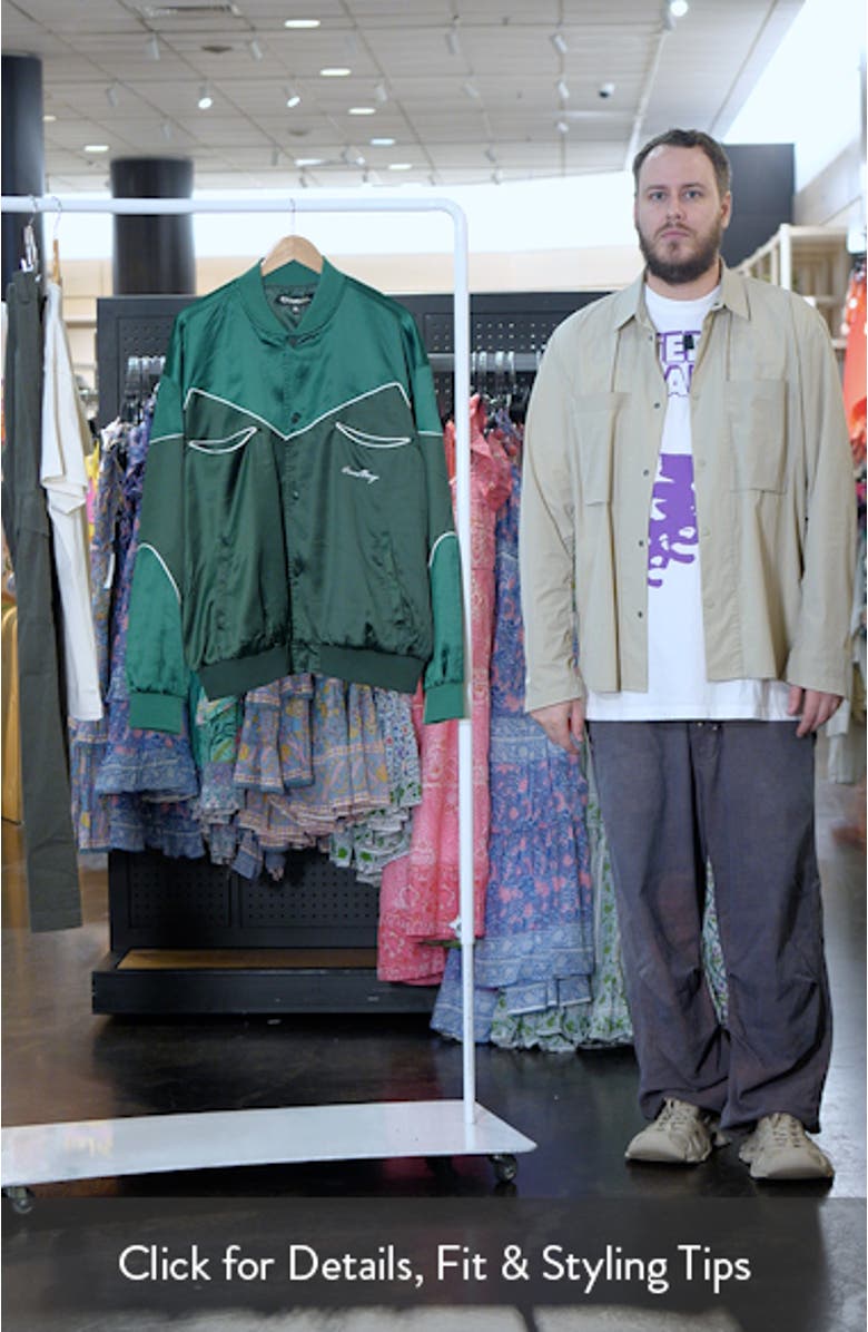 Western Satin Bomber Jacket, sales video thumbnail