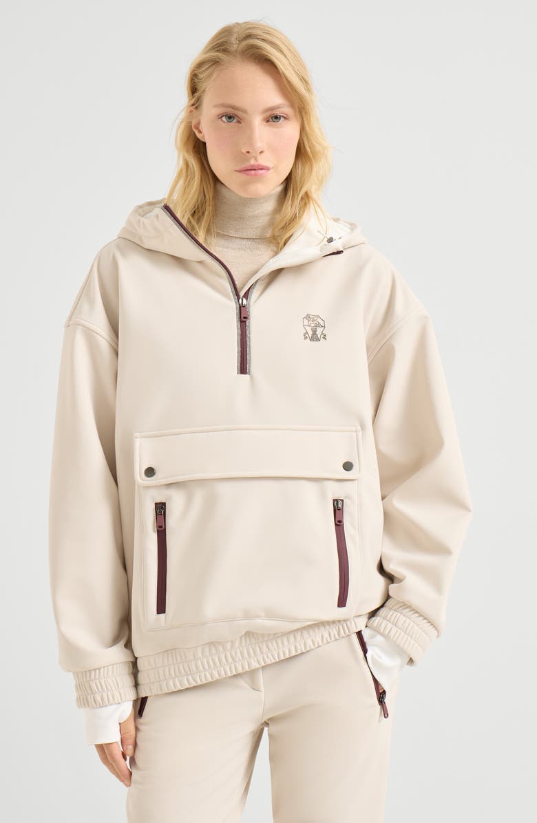 Brunello Cucinelli Mountain outerwear jacket, Alternate, color, Panama