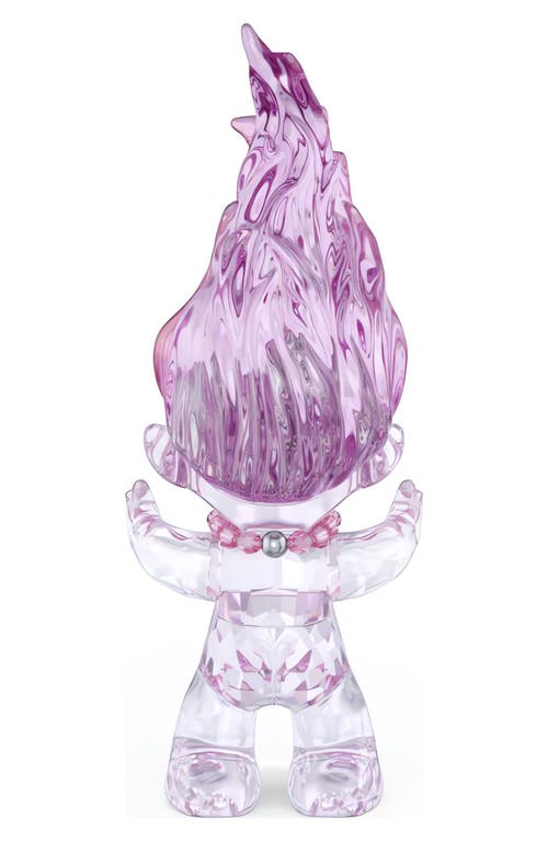 Swarovski Good Luck Crystal Troll In Pink