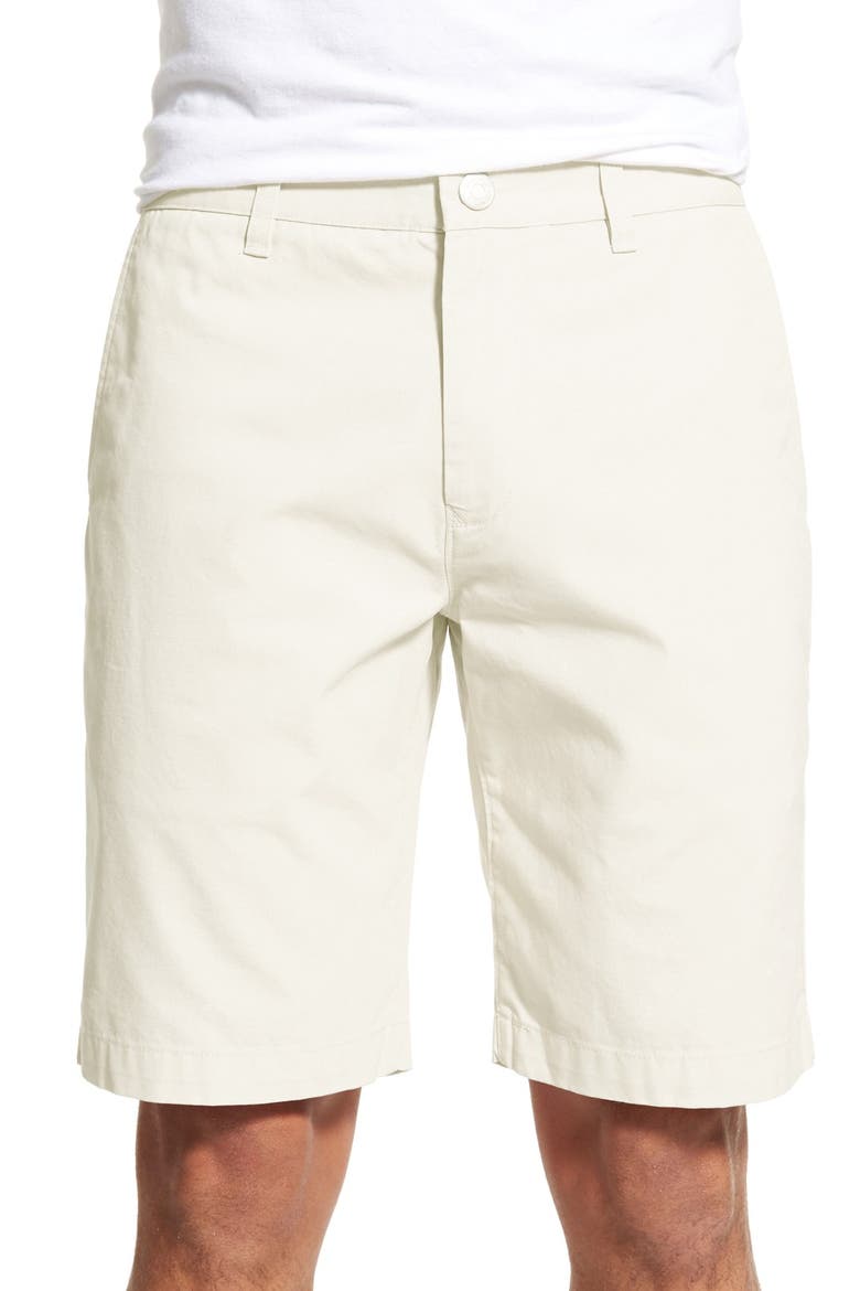 9 Inch Washed Chino Shorts, Main, color, VAPOROUS WHITE