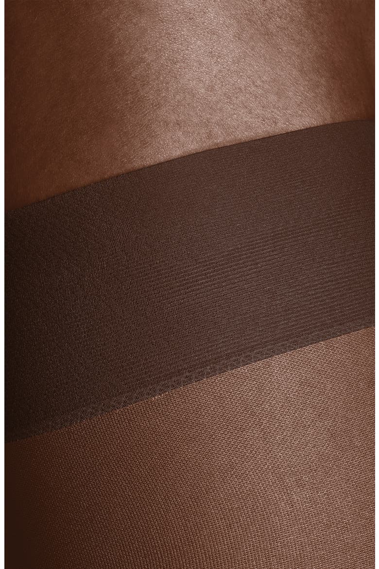 Sheer Compression Knee High Socks, Alternate, color, CACAO