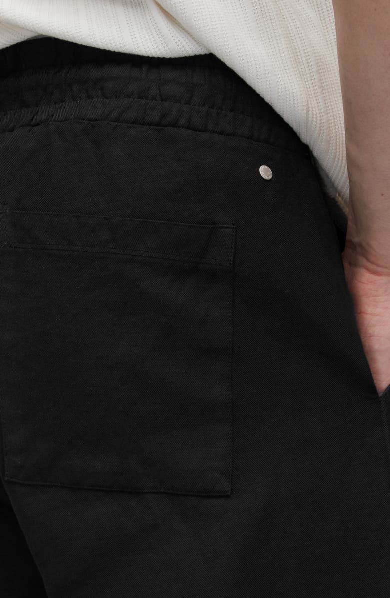 AllSaints Hanbury Cotton & Linen Drawstring Trousers, Alternate, color, 