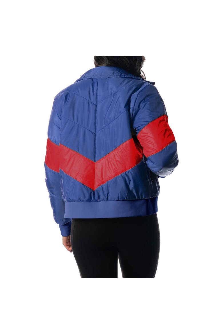 Women's The Wild Collective  Royal Buffalo Bills Puffer Full-Zip Hoodie, Alternate, color, Royal