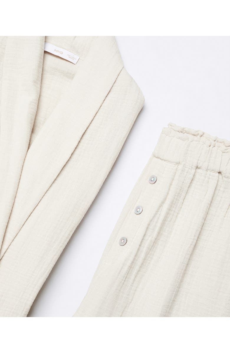 MANGO Cotton Pajama Pants, Alternate, color, 