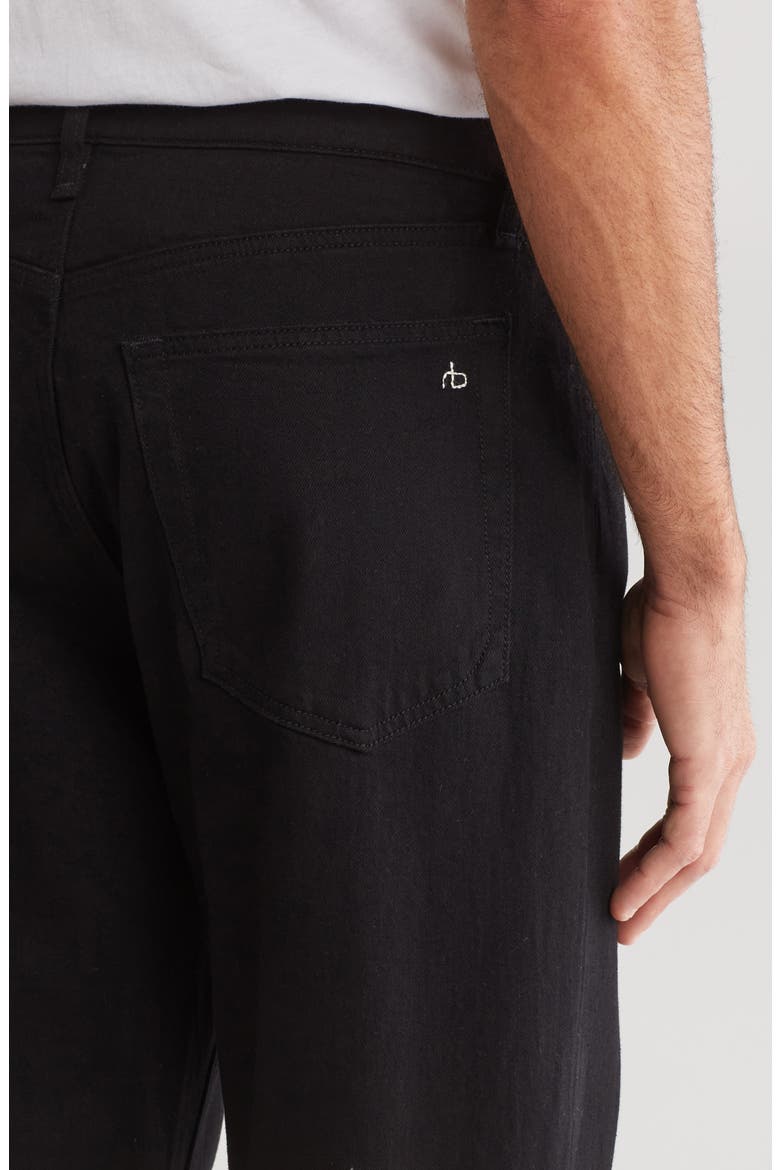 Fit 4 Authentic Stretch Straight Leg Baggy Jeans, Alternate, color, BLACK